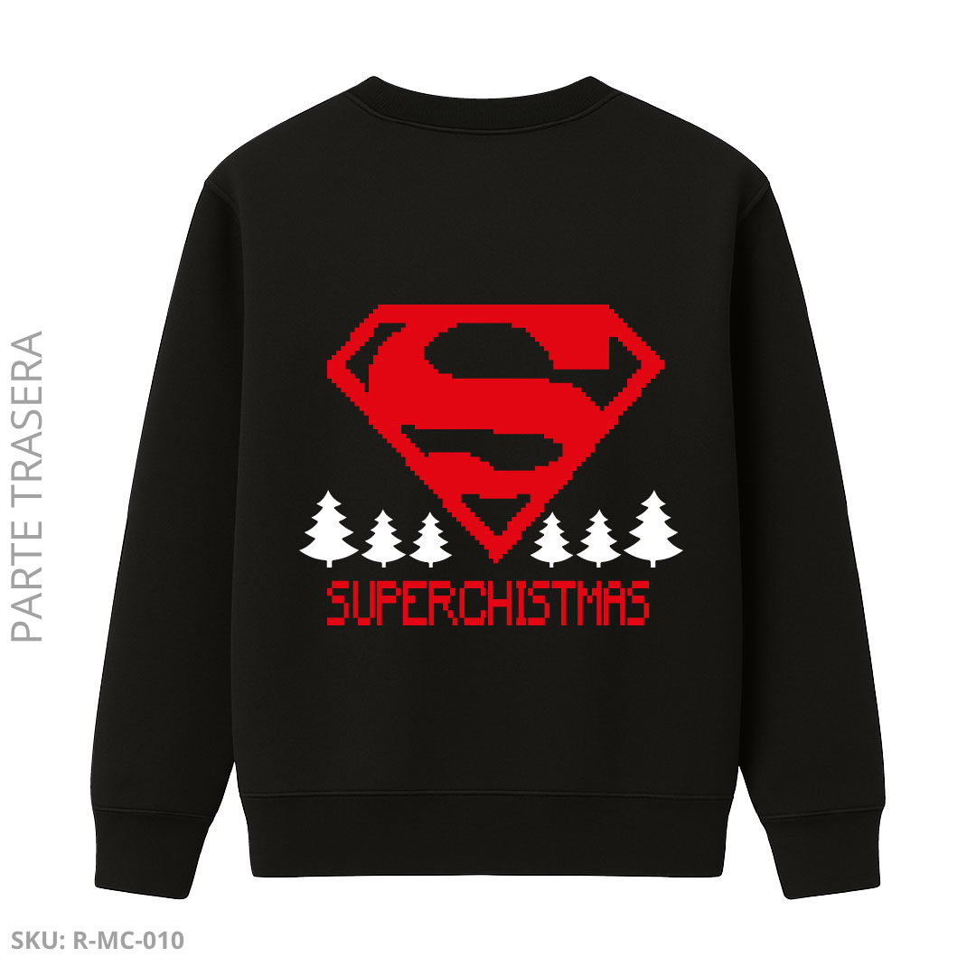 Buzo Cuello Redondo Superman – Emblema Rojo