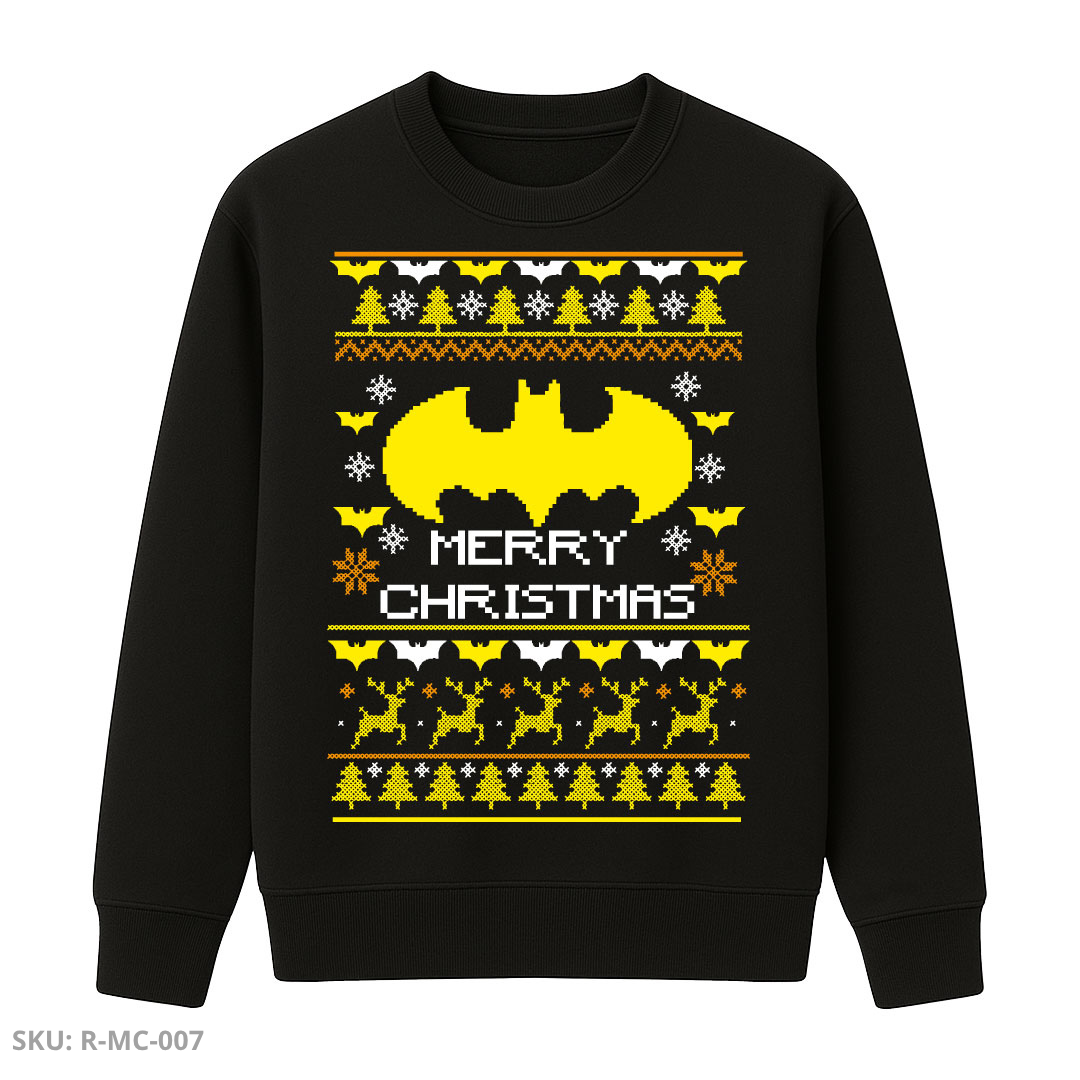 Buzo Cuello Redondo Batman – Murciélago Festivo