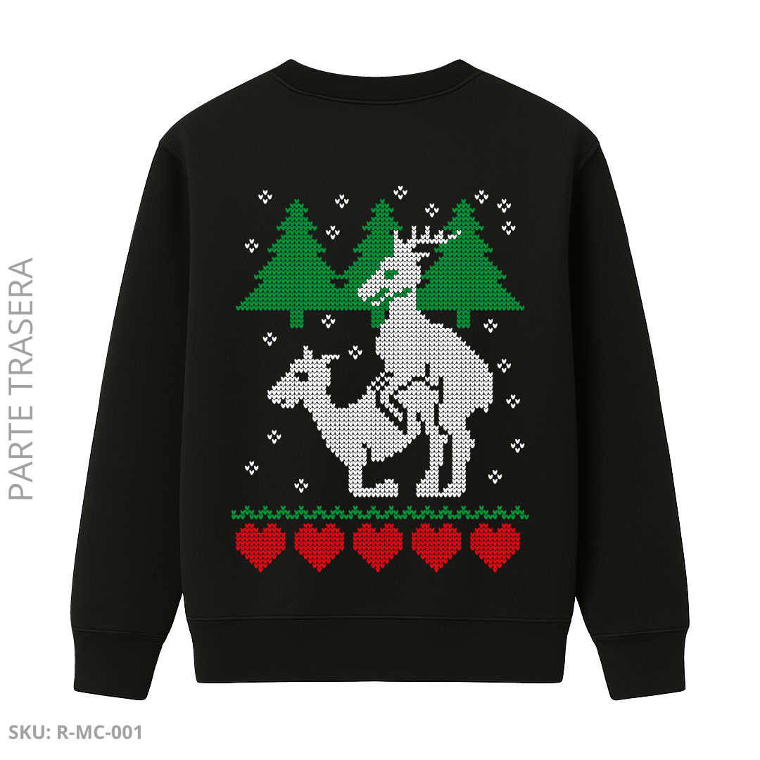 Buzo Cuello Redondo Navidad – Renos Traviesos