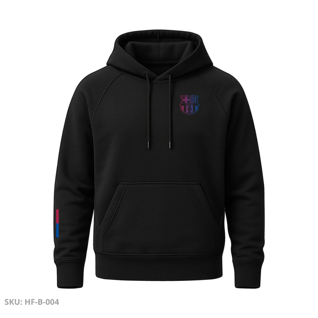 Buzo Capota Negro Blaugrana – Escudo Tonos