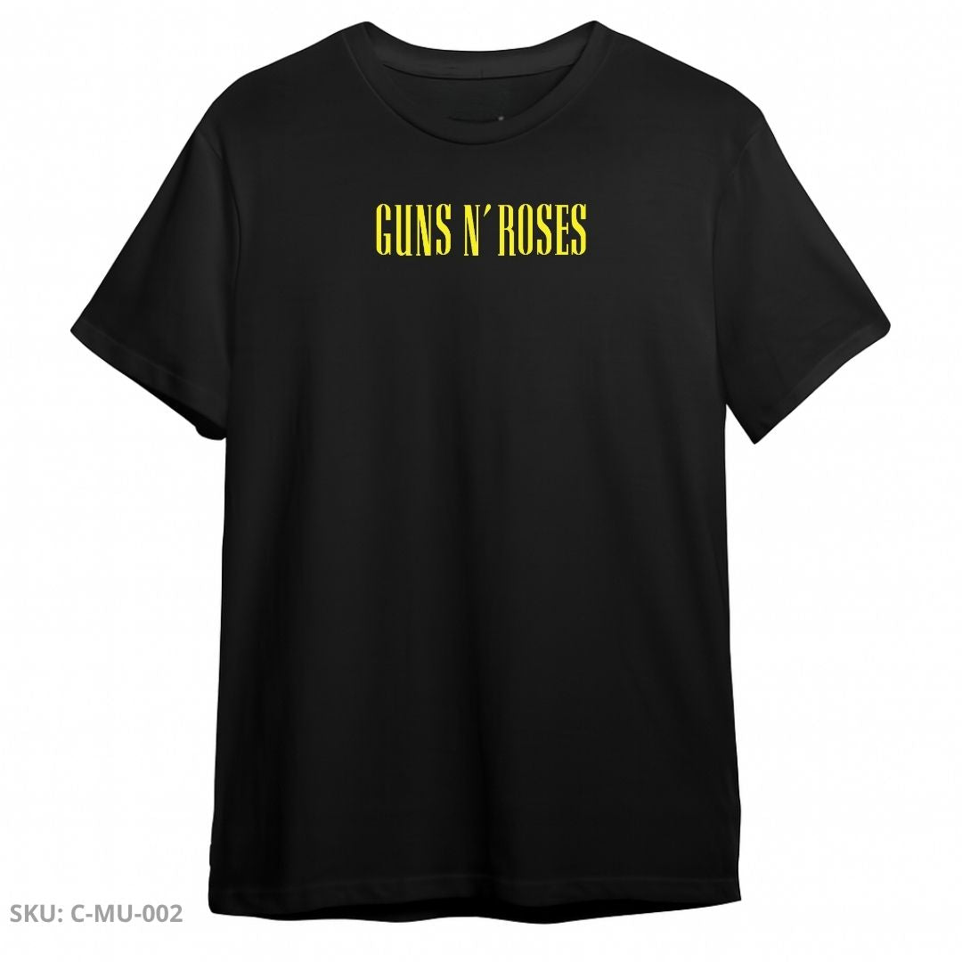 Camiseta Guns N’ Roses – Skull & Pistols