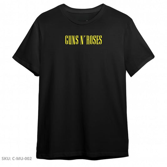 Camiseta Guns N’ Roses – Skull & Pistols