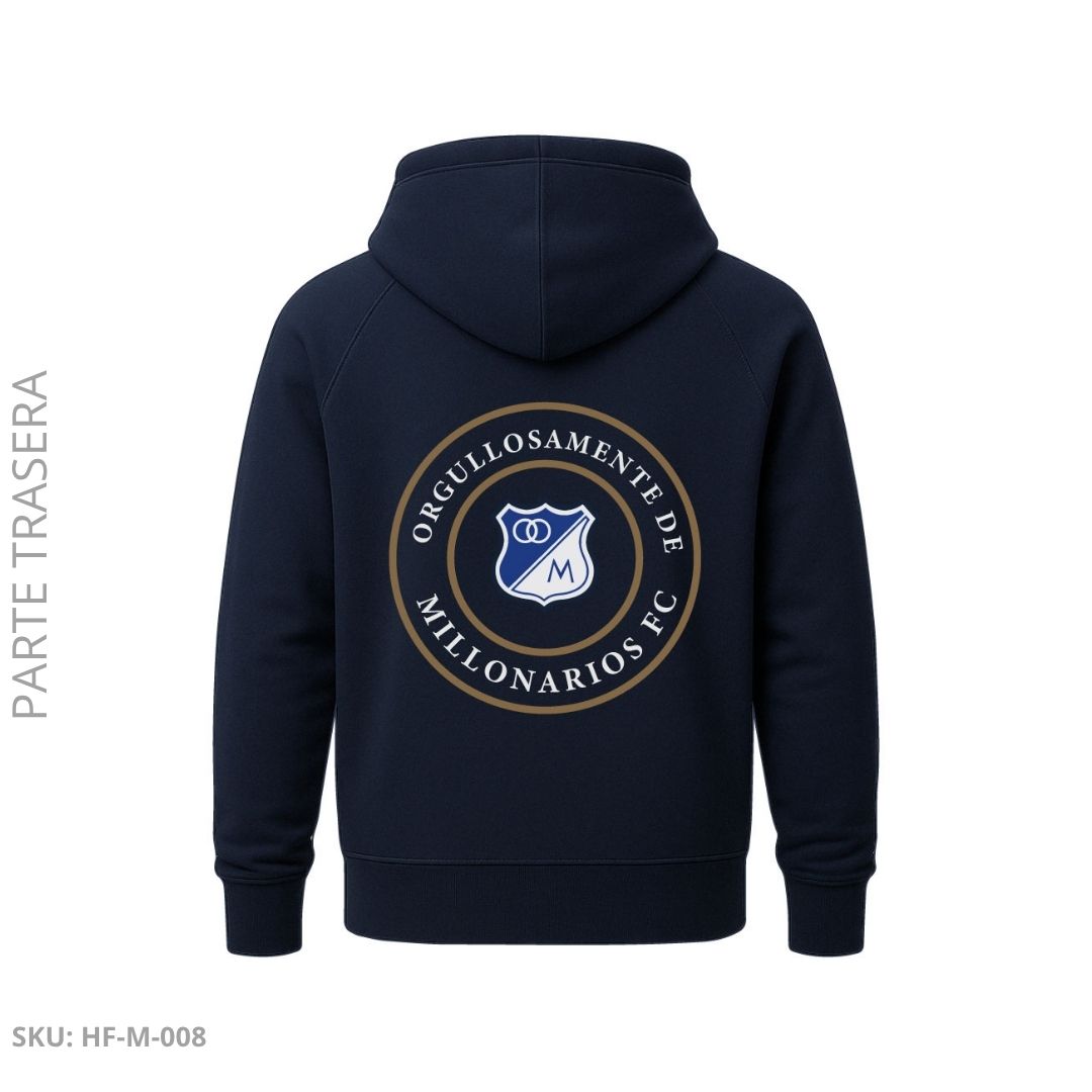 Buzo Azul Embajador – Logo Circular Orgullo