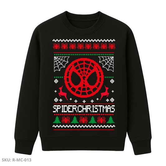 Buzo Cuello Redondo Spider – Araña Festiva
