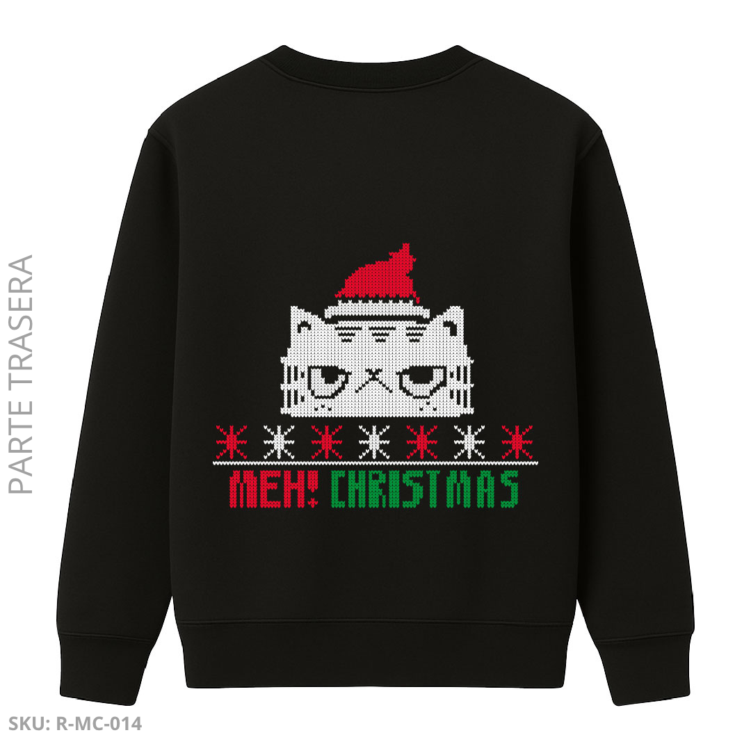 Buzo Cuello Redondo Navidad – Gato Gruñón