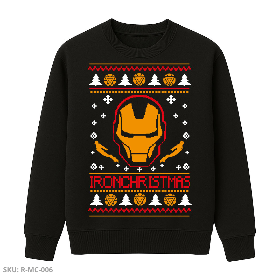 Buzo Cuello Redondo Iron Man – Héroe de Acero