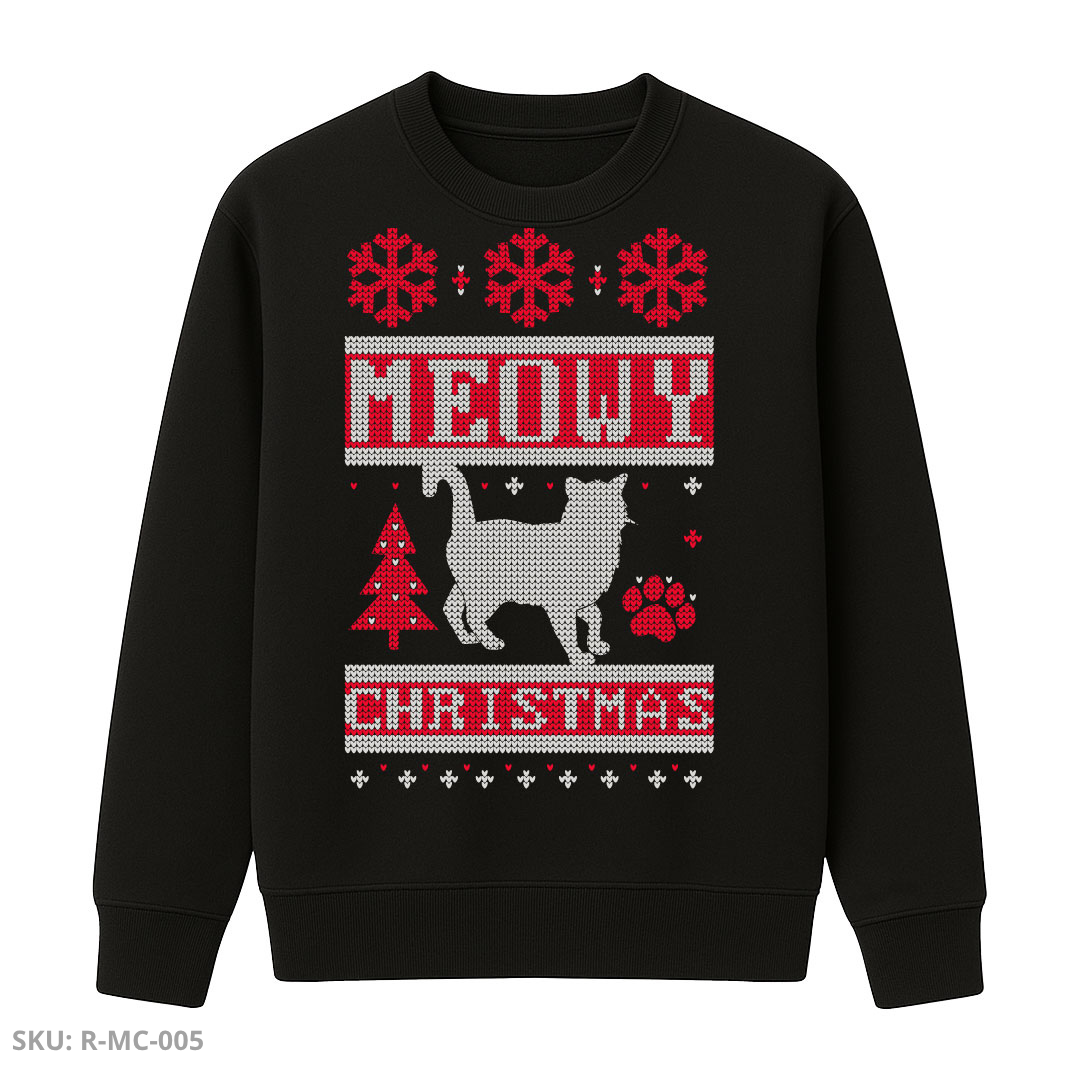 Buzo Cuello Redondo Navidad – Meowy Ca