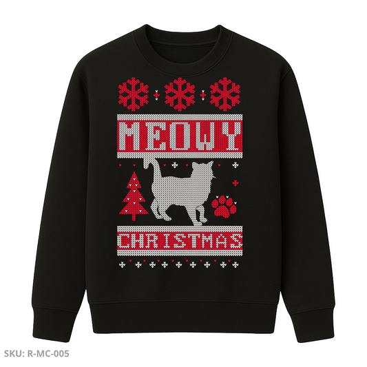 Buzo Cuello Redondo Navidad – Meowy Ca
