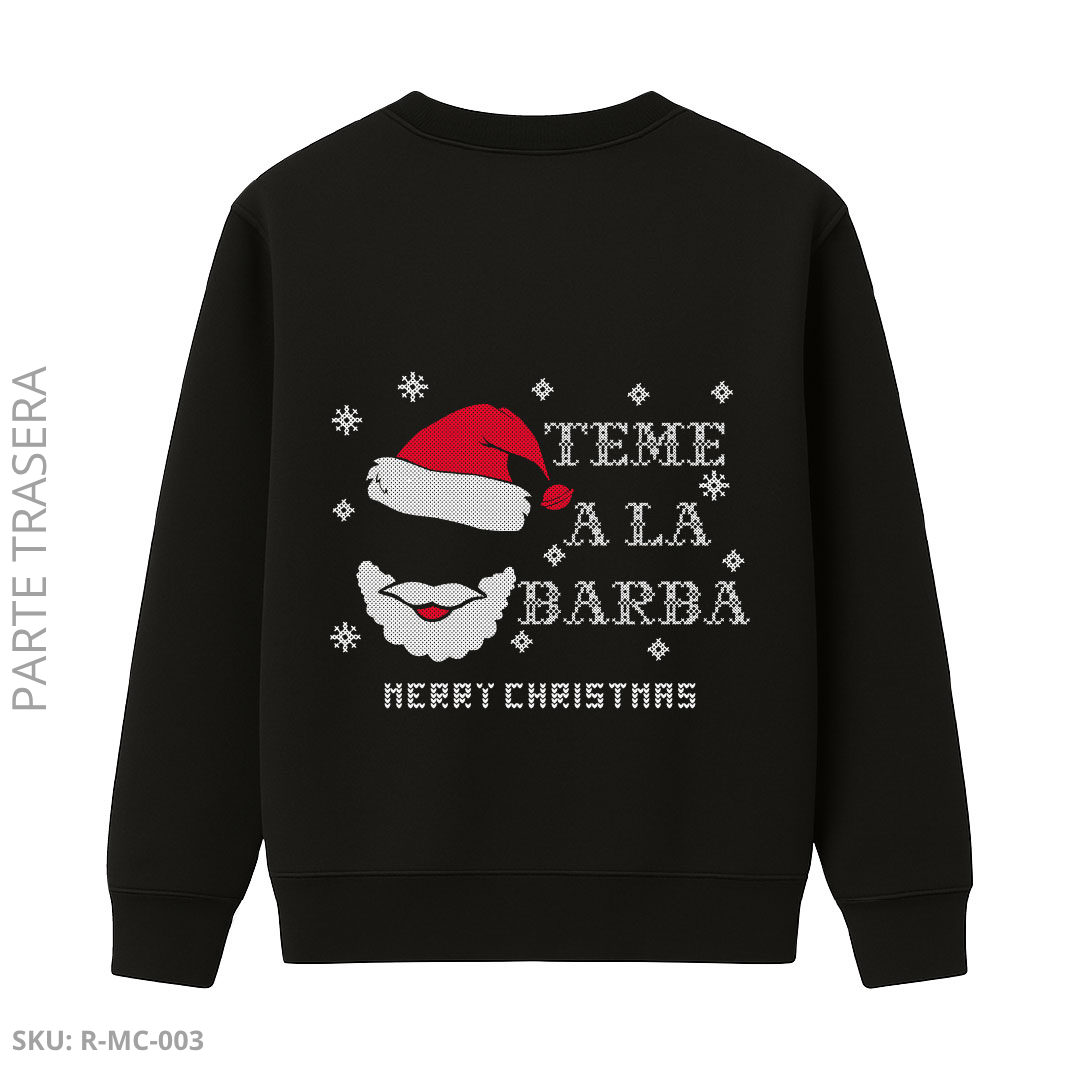 Buzo Cuello Redondo Navidad – Teme a la Barba