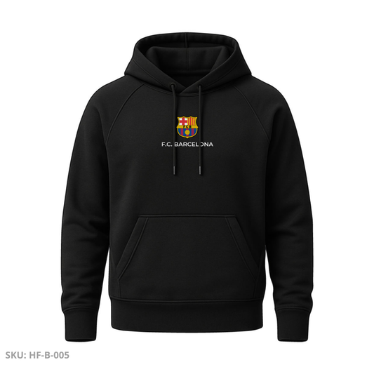 Buzo Capota Negro Blaugrana – Escudo Clásico