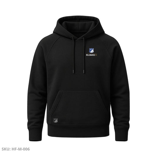 Buzo Negro Embajador – Sello Orgullo Azul