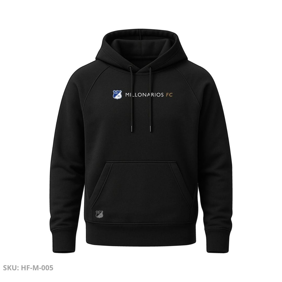 Buzo Embajador Negro – Franja Central Elite