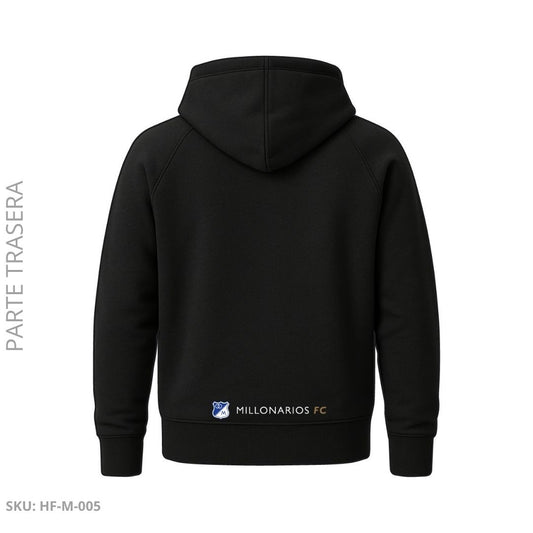 Buzo Embajador Negro – Franja Central Elite