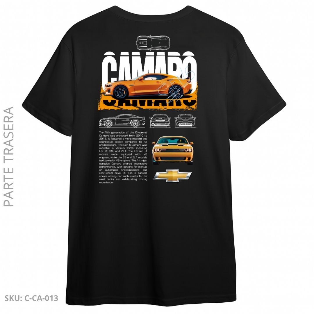 Camiseta Chevrolet Camaro Edición Clásica