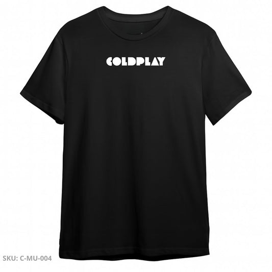 Camiseta Coldplay – Estilo WPAP Color Art