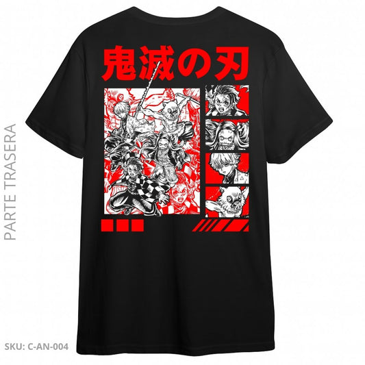 Camiseta Demon Slayer: Hunters Panel