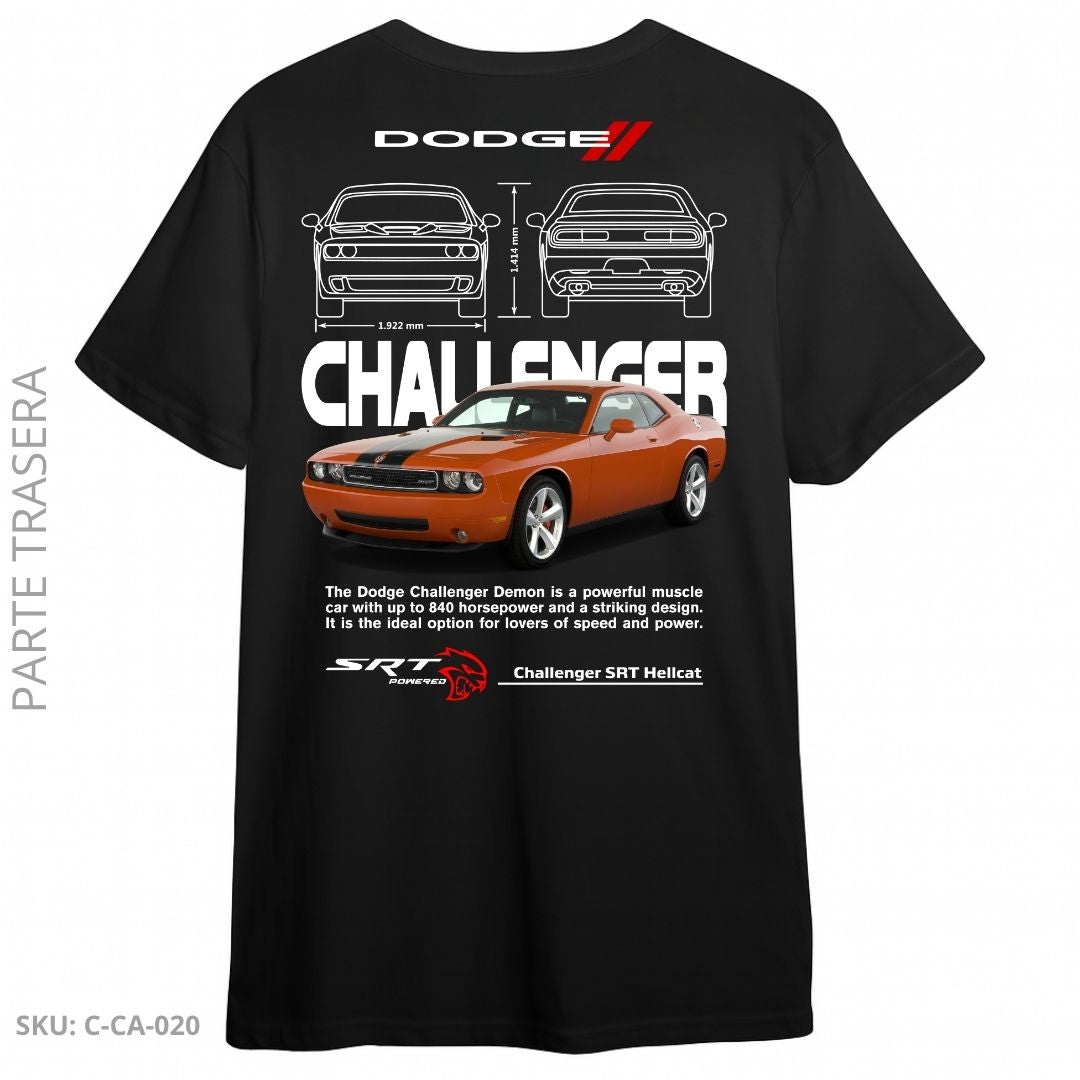 Camiseta Dodge Challenger SRT Demon Vintage