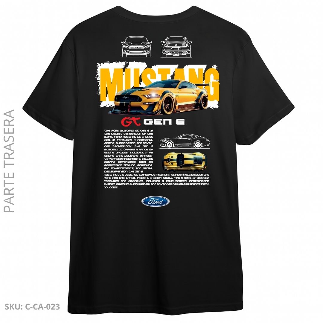 Camiseta Ford Mustang GT Sexta Generación