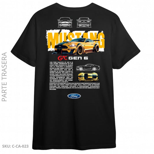 Camiseta Ford Mustang GT Sexta Generación