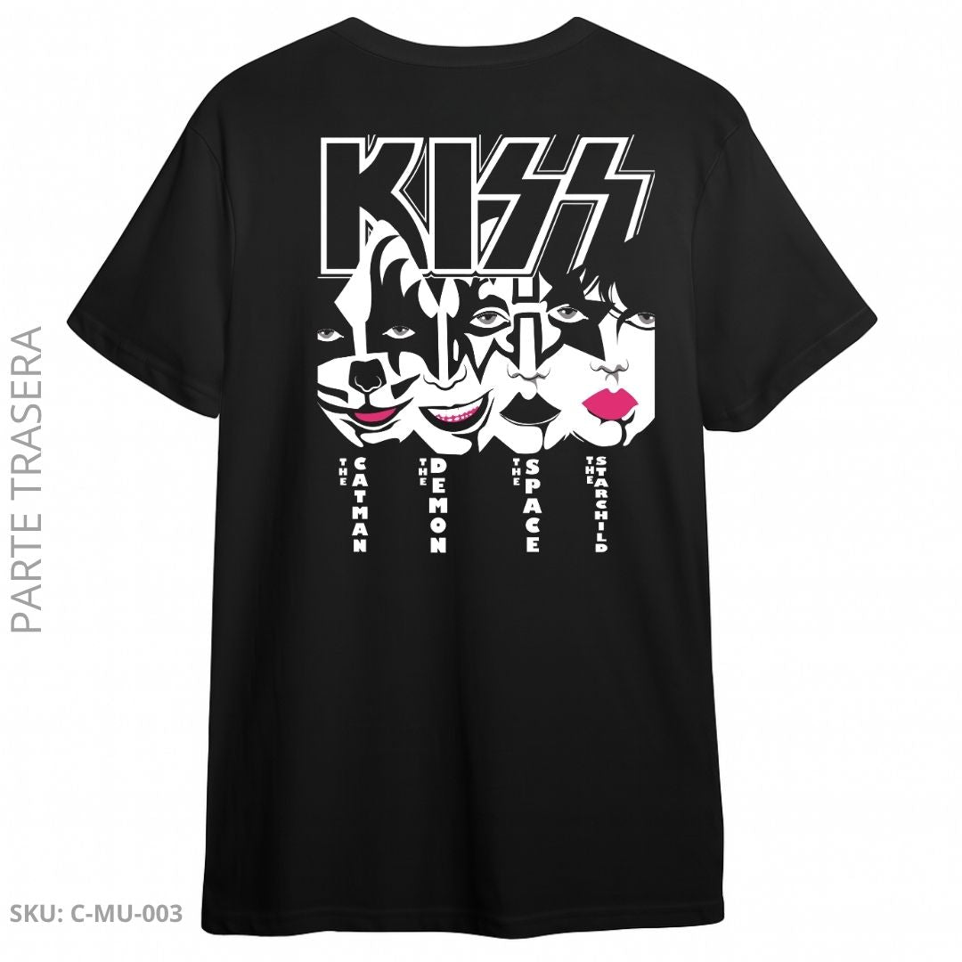 Camiseta KISS Faces Legends