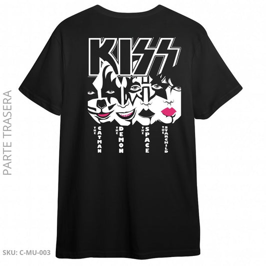 Camiseta KISS Faces Legends
