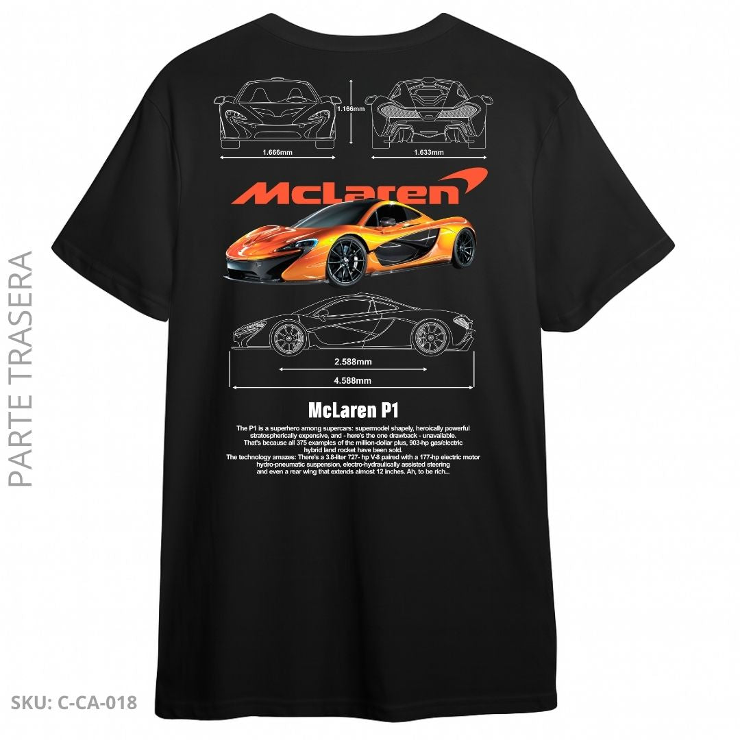 Camiseta McLaren P1 Algodón Unisex
