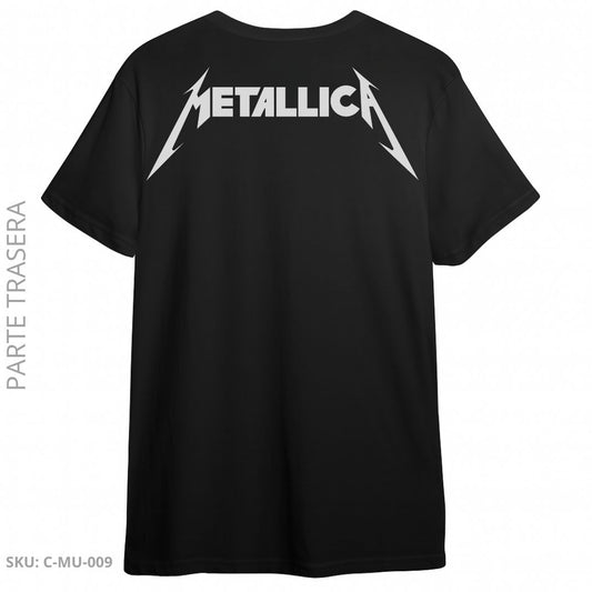 Camiseta Metallica Logo Clásico