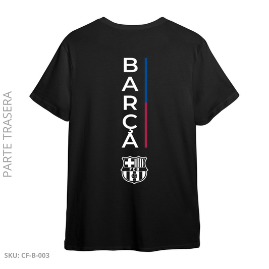 Camiseta Negra Blaugrana – Barra Vertical