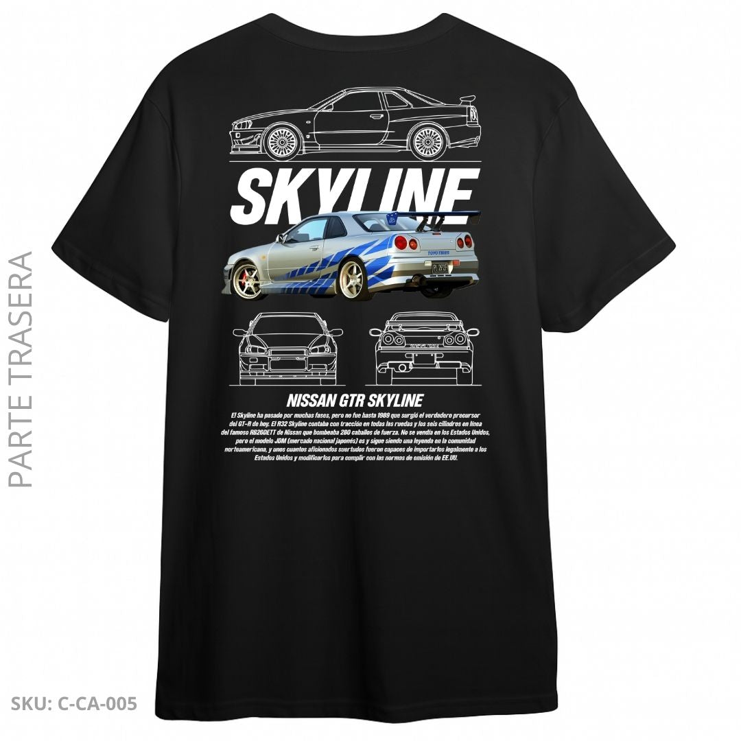 Camiseta Nissan Skyline GT-R (R34)