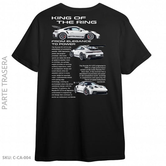 Camiseta Porsche 911 GT3 – King of The Ring