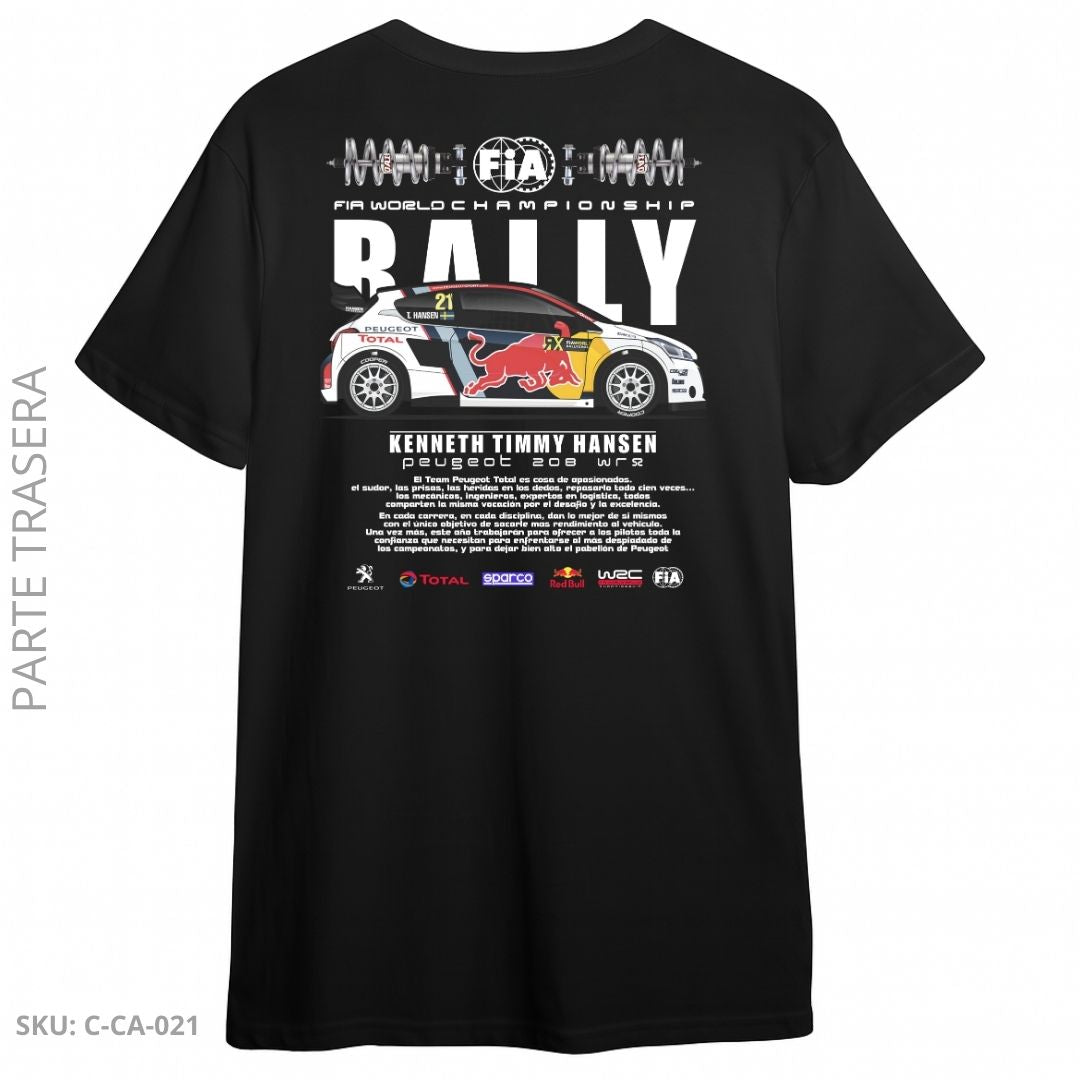 Camiseta Rally FIA WRC – Peugeot 208 WRX