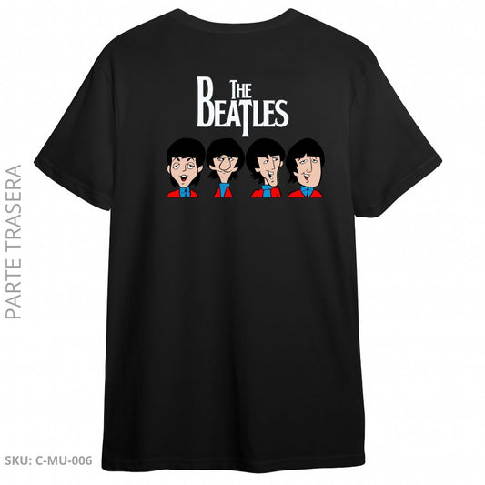 Camiseta The Beatles – Caricatura Clásica